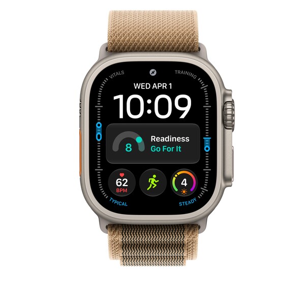 49 mm Alpine Loop Wüstensand – Medium – Titan Natur