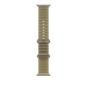 49 mm Ocean Armband Halbtransparentes Seegrasgrün - Titan Natur