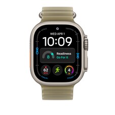 49 mm Ocean Armband Halbtransparentes Seegrasgrün - Titan Natur