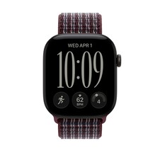 Sie sehen das Produktbild 03 von 46 mm Sport Loop Burgunder Kariert 46 mm Sport Loop Burgunder Kariert