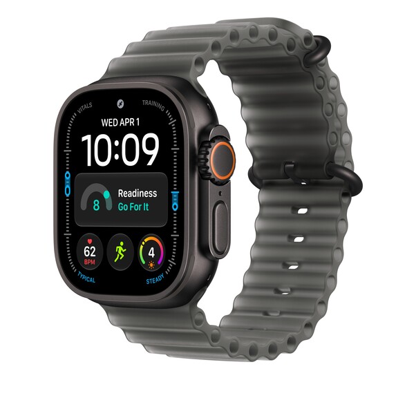Verlängerung für 49 mm Ocean Armband Halbtransparentes Schwarz - Titan Schwarz