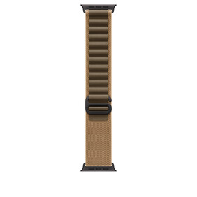 49 mm Alpine Loop Wüstensand – Large – Titan Schwarz