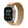 Apple Watch Ultra 4 GPS + Cellular, 49 mm Titangehäuse Natur, Trail Loop Sand – S/M