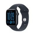 Apple Watch SE 3 GPS, 44 mm Aluminiumgehäuse Mitternacht mit Sportarmband Navyblau – S/M