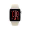 Apple Watch SE 3 GPS + Cellular, 40 mm Aluminiumgehäuse Polarstern mit Sportarmband Sand – M/L