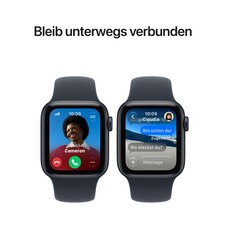 Sie sehen das Produktbild 05 von Apple Watch SE 3 GPS + Cellular, 40 mm Aluminiumgehäuse Mitternacht mit Sportarmband Navyblau – S/M Apple Watch SE 3 GPS + Cellular, 40 mm Aluminiumgehäuse Mitternacht mit Sportarmband Navyblau – S/M