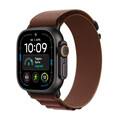 Apple Watch Ultra 4 GPS + Cellular, 49 mm Titangehäuse Schwarz, Alpine Loop Burgunder – L