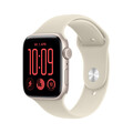 Sie sehen das Produktbild 01 von Apple Watch SE 3 GPS + Cellular, 44 mm Aluminiumgehäuse Polarstern mit Sportarmband Sand – S/M Apple Watch SE 3 GPS + Cellular, 44 mm Aluminiumgehäuse Polarstern mit Sportarmband Sand – S/M