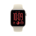 Sie sehen das Produktbild 02 von Apple Watch SE 3 GPS + Cellular, 44 mm Aluminiumgehäuse Polarstern mit Sportarmband Sand – M/L Apple Watch SE 3 GPS + Cellular, 44 mm Aluminiumgehäuse Polarstern mit Sportarmband Sand – M/L