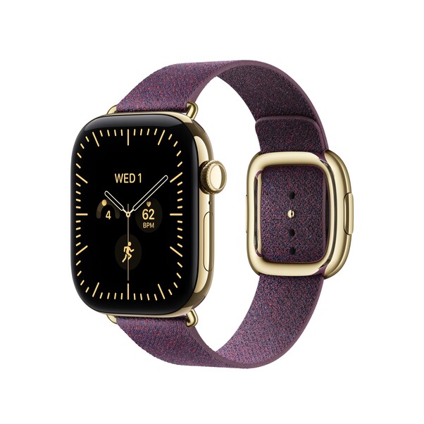 Sie sehen das Produktbild 02 von 42 mm Armband mit Moderner Schließe Mulberry - Medium 42 mm Armband mit Moderner Schließe Mulberry - Medium