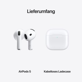 Sie sehen das Produktbild 08 von AirPods 5 mit kabellosem Ladecase AirPods 5 mit kabellosem Ladecase