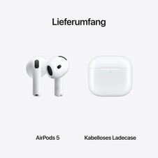 AirPods 5 mit kabellosem Ladecase