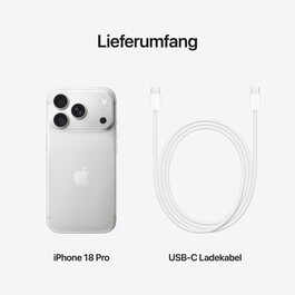 iPhone 18 Pro 512 GB Silber