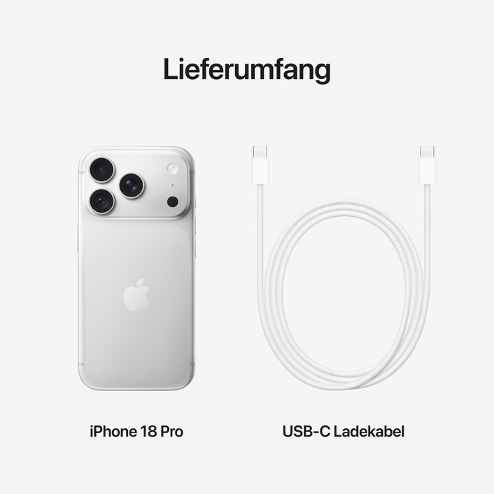 iPhone 18 Pro 1 TB Silber