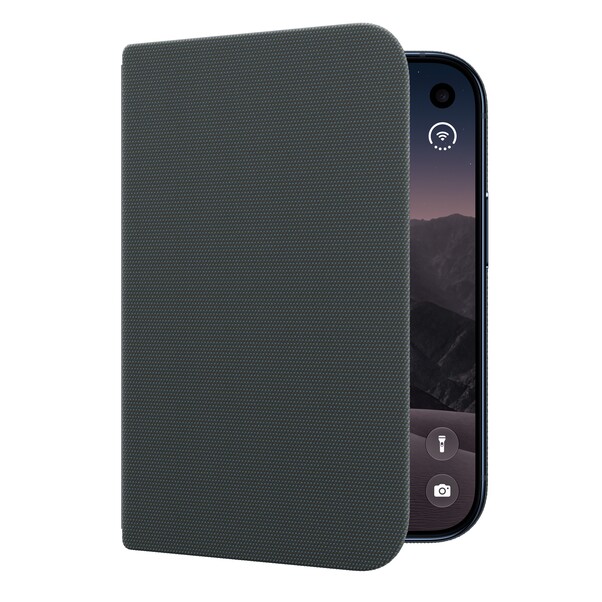 iPhone Duo Folio mit Standfuß - Navyblau