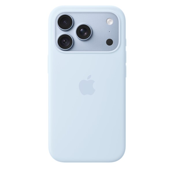 Sie sehen das Produktbild 01 von iPhone 18 Pro Silikon Case mit MagSafe - Klarblau iPhone 18 Pro Silikon Case mit MagSafe - Klarblau