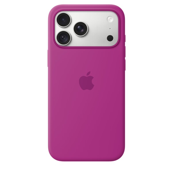 iPhone 18 Pro Max Silikon Case mit MagSafe - Magenta