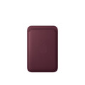 iPhone Feingewebe Wallet mit MagSafe – Burgunder