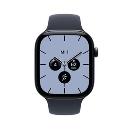 Apple Watch Series 12 GPS + Cellular, 46 mm Keramikgehäuse Nachtblau, Sportarmband Navyblau – M/L