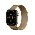 Apple Watch Series 12 GPS + Cellular, 42 mm Titangehäuse Brillantgold, Milanaise Armband Brillantgold