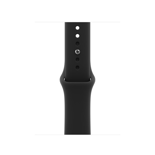 42 mm Sportarmband Schwarz – S/M