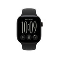 42 mm Sportarmband Schwarz – S/M