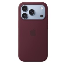 Sie sehen das Produktbild 02 von iPhone 18 Pro Silikon Case mit MagSafe - Burgunder iPhone 18 Pro Silikon Case mit MagSafe - Burgunder