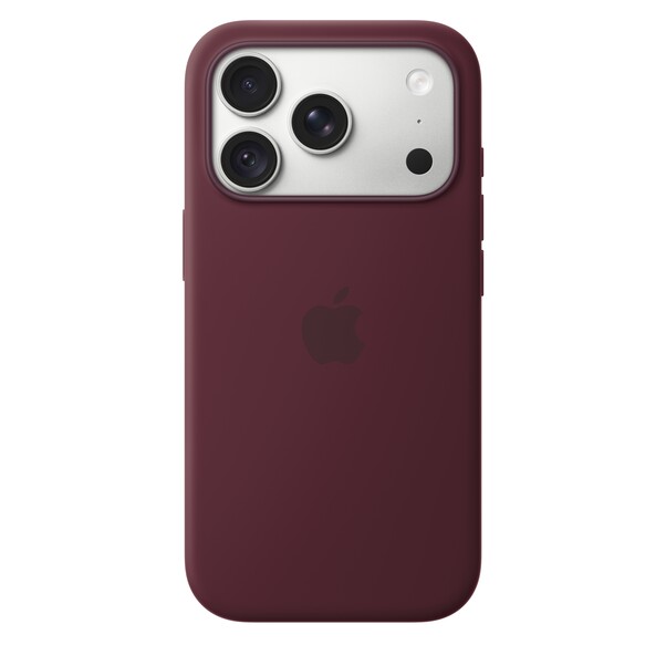 Sie sehen das Produktbild 03 von iPhone 18 Pro Silikon Case mit MagSafe - Burgunder iPhone 18 Pro Silikon Case mit MagSafe - Burgunder