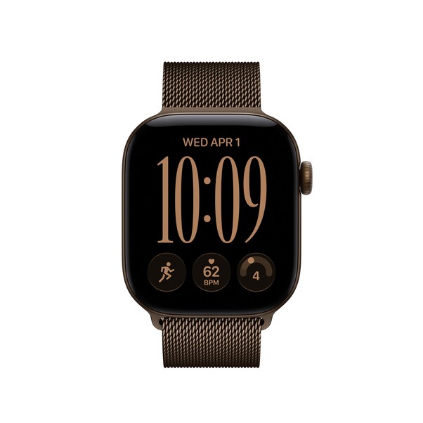 Sie sehen das Produktbild 03 von 42 mm Milanaise Armband Dunkelbronze 42 mm Milanaise Armband Dunkelbronze