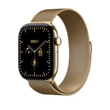 46 mm Milanaise Armband Brillantgold – M/L