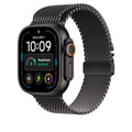 Sie sehen das Produktbild 02 von 49 mm Milanaise Armband Titan Schwarz – S 49 mm Milanaise Armband Titan Schwarz – S