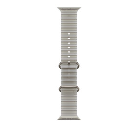 49 mm Ocean Armband Halbtransparentes Grau - Titan Natur