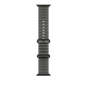 49 mm Ocean Armband Halbtransparentes Schwarz - Titan Schwarz