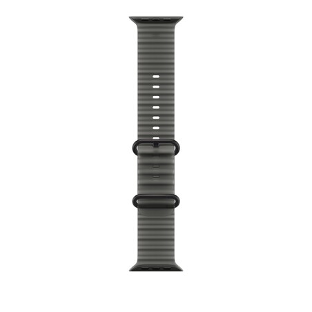 49 mm Ocean Armband Halbtransparentes Schwarz - Titan Schwarz