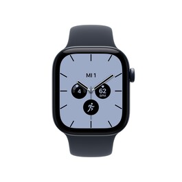 Apple Watch Series 12 GPS + Cellular, 42 mm Keramikgehäuse Nachtblau, Sportarmband Navyblau – M/L