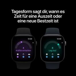 Apple Watch Series 12 GPS, 42 mm Aluminiumgehäuse Dunkelbronze, Milanaise Armband Dunkelbronze