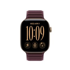 Sie sehen das Produktbild 03 von 42 mm Armband mit Magnetverschluss Burgunder - S/M 42 mm Armband mit Magnetverschluss Burgunder - S/M