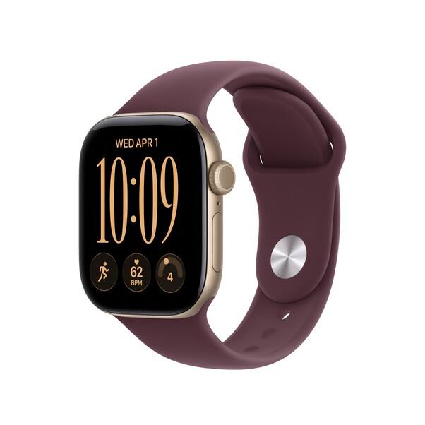 42 mm Sportarmband Burgunder - M/L