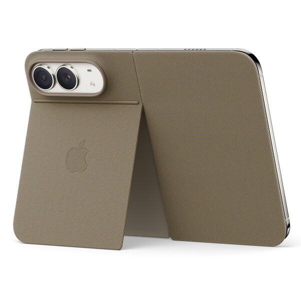 Sie sehen das Produktbild 01 von iPhone Duo Folio mit Standfuß - Taupe iPhone Duo Folio mit Standfuß - Taupe