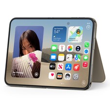 Sie sehen das Produktbild 05 von iPhone Duo Folio mit Standfuß - Taupe iPhone Duo Folio mit Standfuß - Taupe