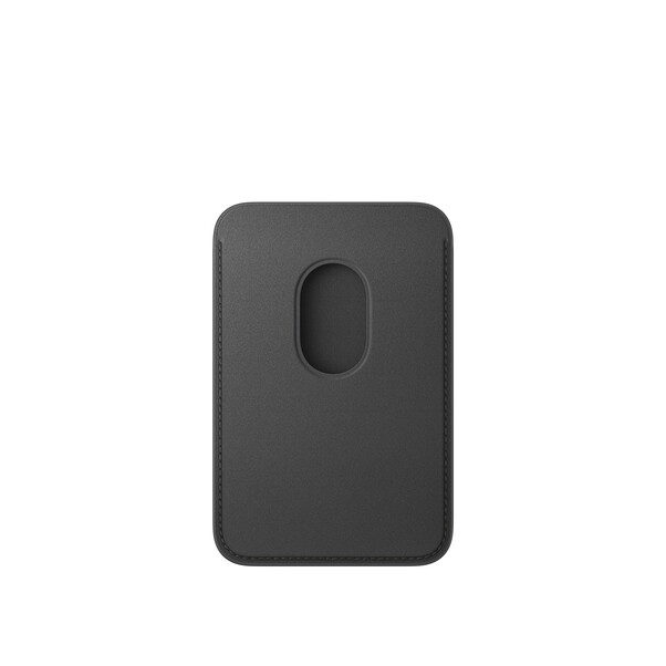 iPhone Feingewebe Wallet mit MagSafe – Schwarz