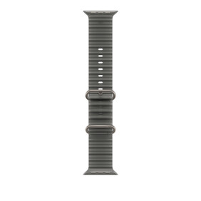 49 mm Ocean Armband Halbtransparentes Schwarz - Titan Natur