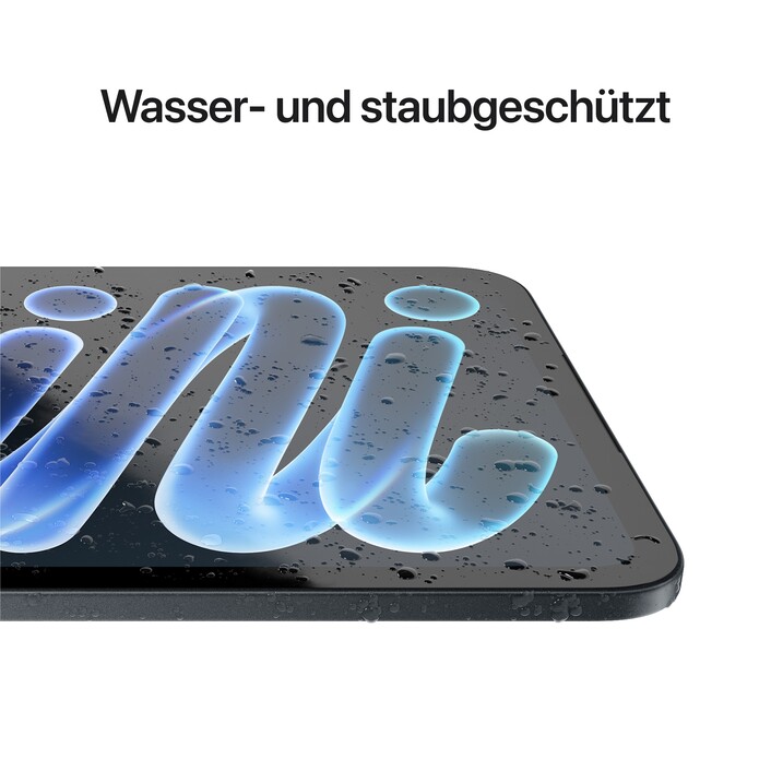 iPad mini Wi-Fi 128 GB Standardglas - Mitternacht (A20 Pro)