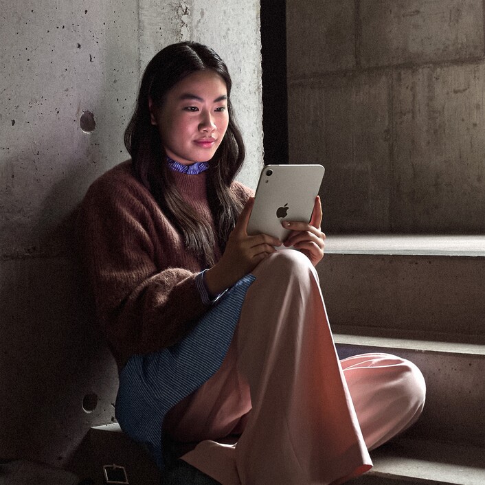 iPad mini Wi-Fi 128 GB Standardglas - Mitternacht (A20 Pro)