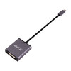 LMP USB-C zu DVI Adapter, space grau